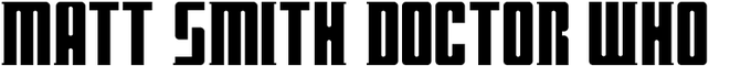 Matt Smith Doctor Who Font Matt Smith Doctor Who Font