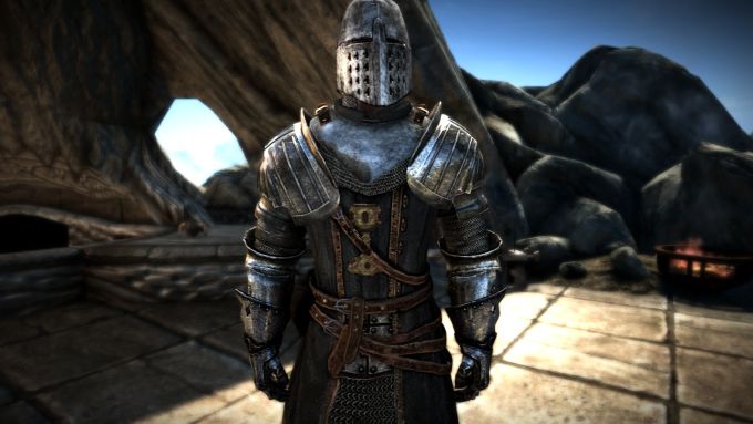 skyrim elite knight armor