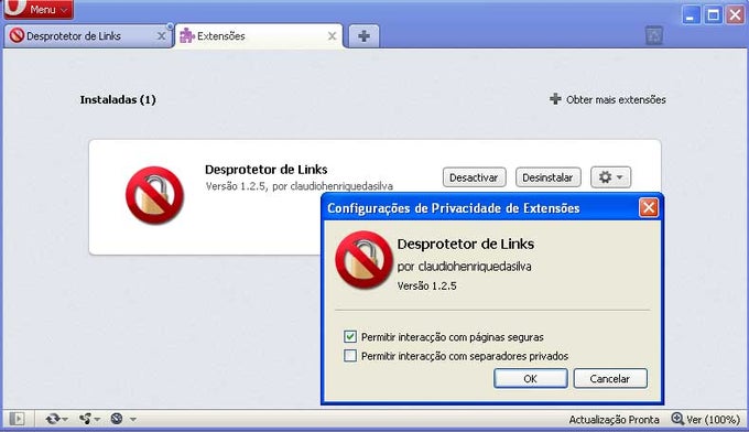 Desprotetor de Links 