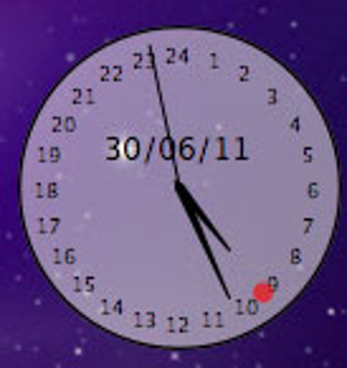 simple floating clock mac update