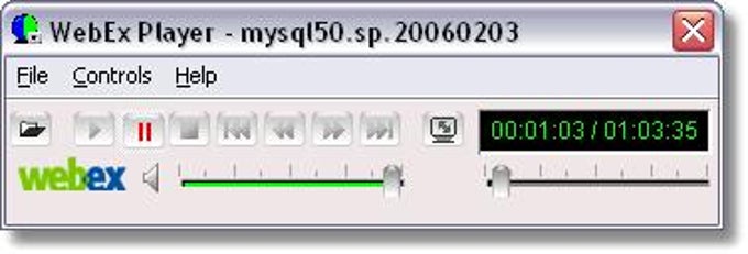 WebEx Player WebEx Player