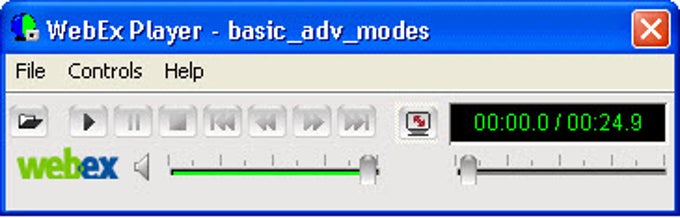 WebEx Player WebEx Player