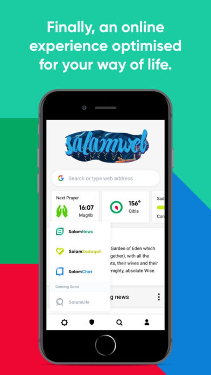 SalamWeb: Browser for Muslims