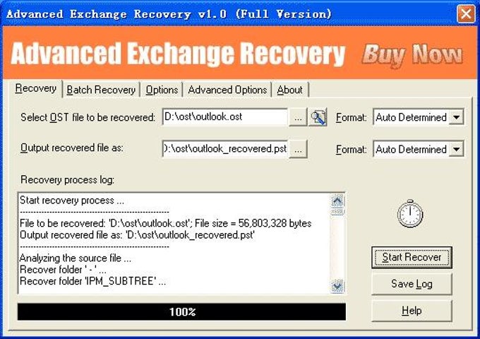 Advanced Exchange Recovery Advanced Exchange Recovery