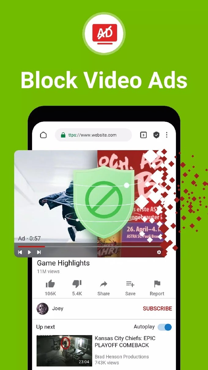 Free Adblocker Browser - Adblock Private Browser APK для Android — Скачать