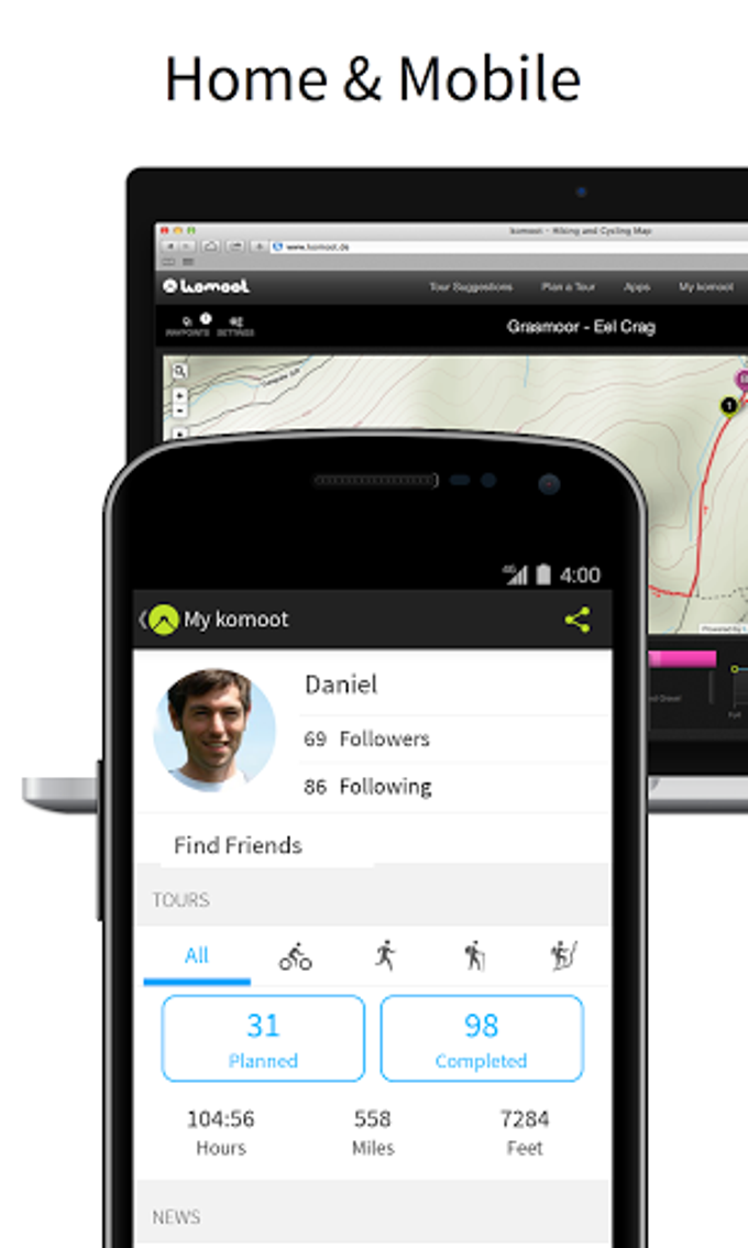 komoot Fahrrad & WanderNavi für Android Download