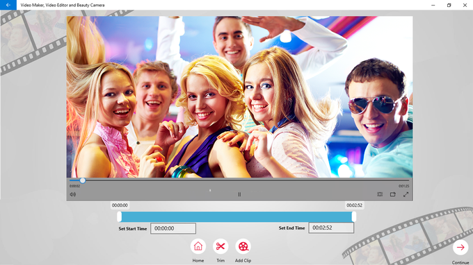 Video Maker, Video Editor and Beauty Camera for Windows