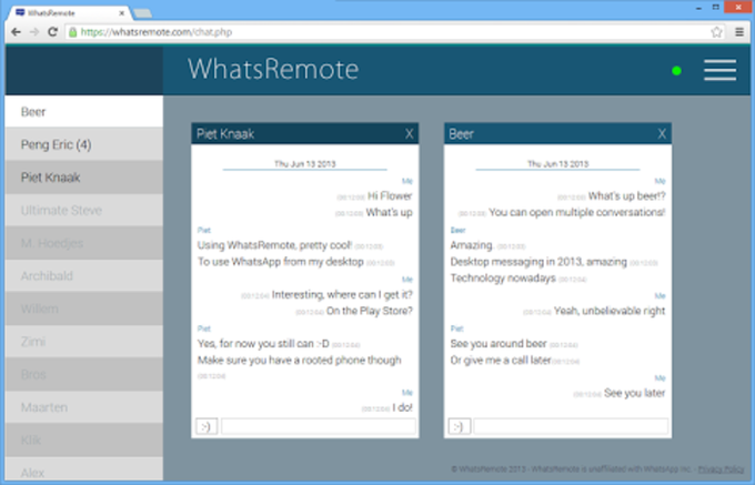 WhatsRemote
