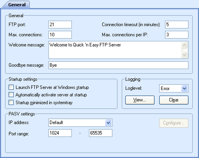 Quick'n Easy FTP Server Quick'n Easy FTP Server
