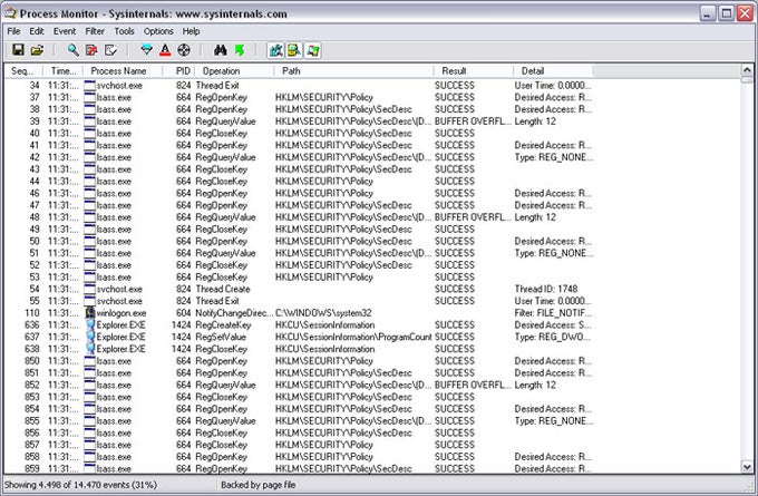 Process Monitor 3.96 for windows instal