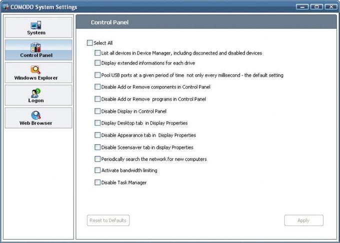 Comodo System Cleaner Comodo System Cleaner