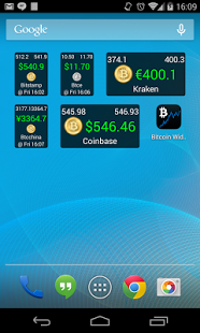 Bitcoin Ticker Widget Bitcoin Ticker Widget