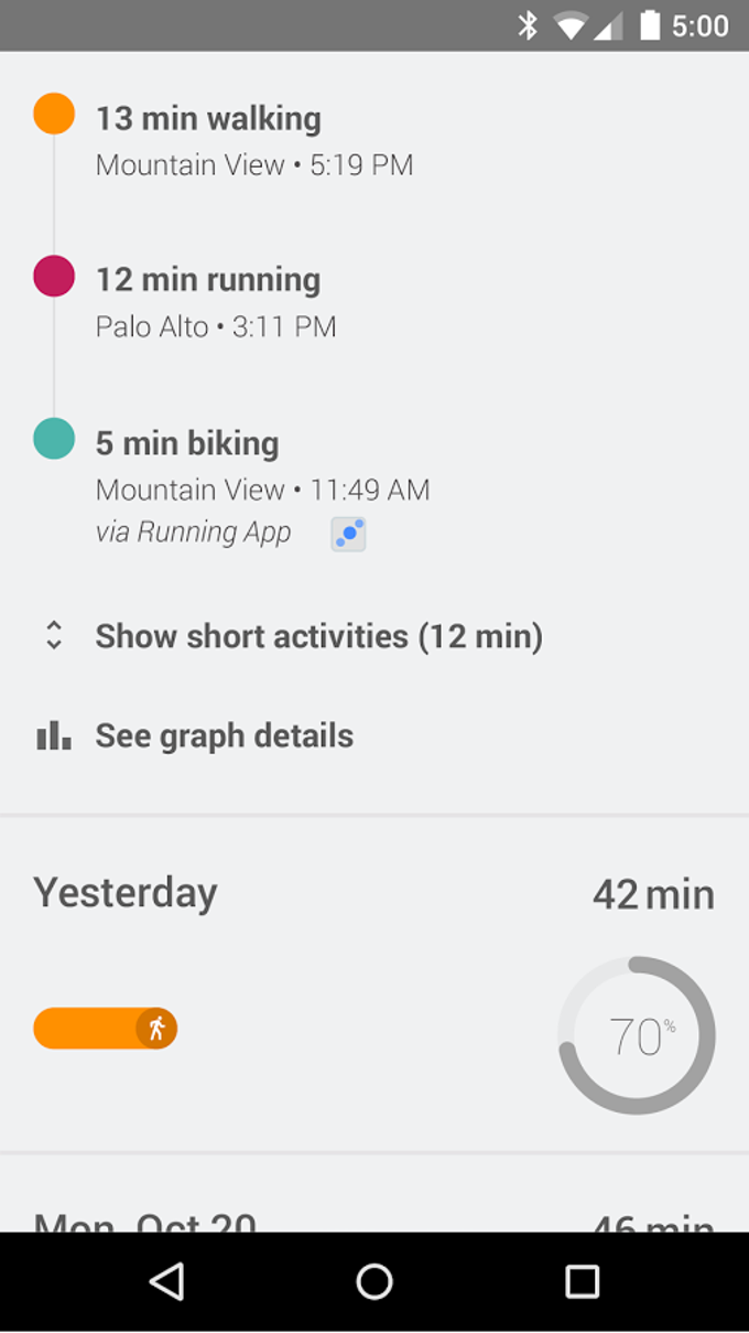 Google Fit: Health and Activity Tracking