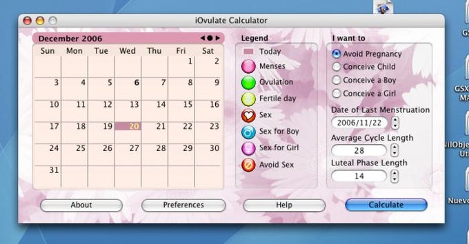 iOvulate Calculator iOvulate Calculator