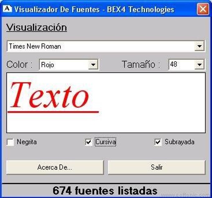 Visualizador De Fuentes Visualizador De Fuentes