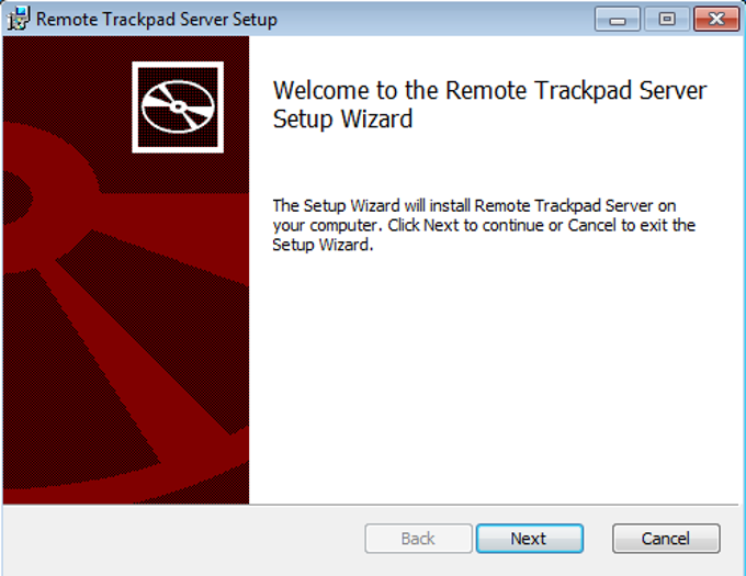Remote Trackpad Server Remote Trackpad Server
