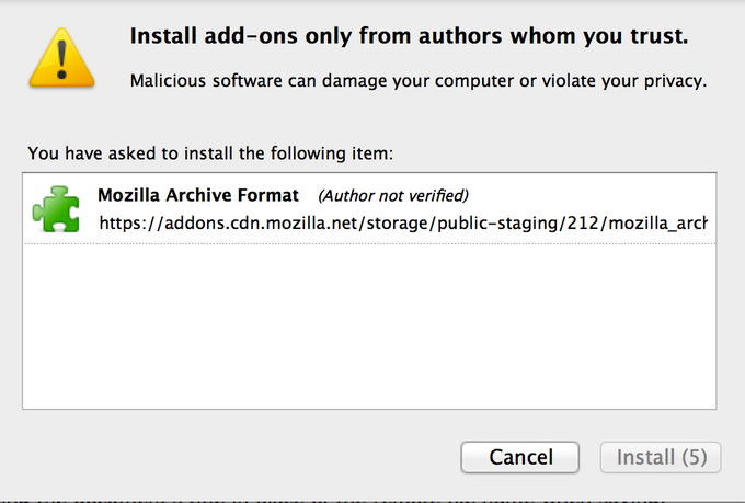 Mozilla Archive Format Mozilla Archive Format