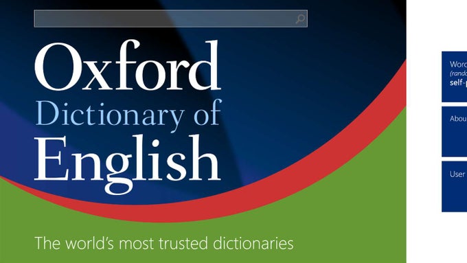 Oxford Dictionary Of English 