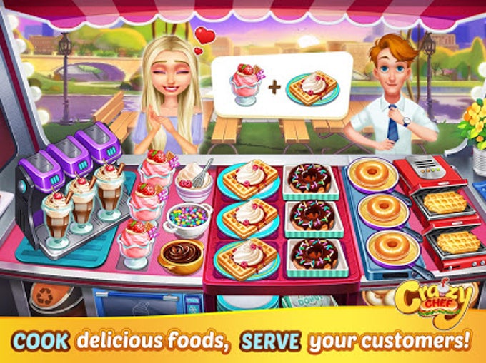 Crazy Chef: Fast Restaurant Cooking Game