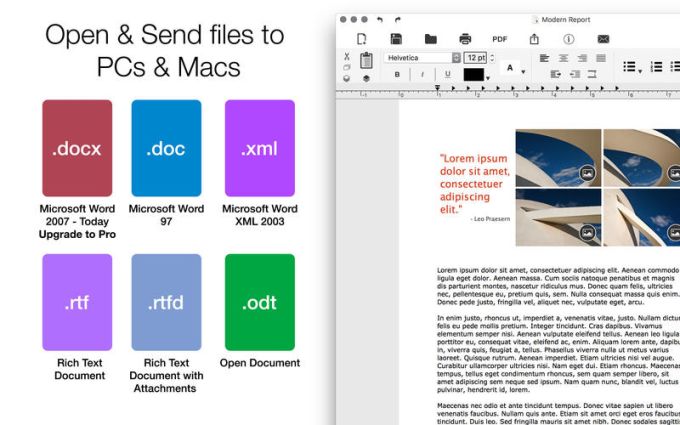 word processing for mac lion