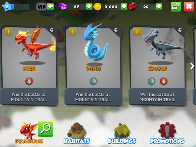 dragon mania legends full list of daily prizes