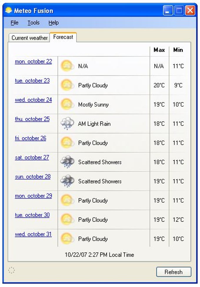 Meteo Fusion Meteo Fusion