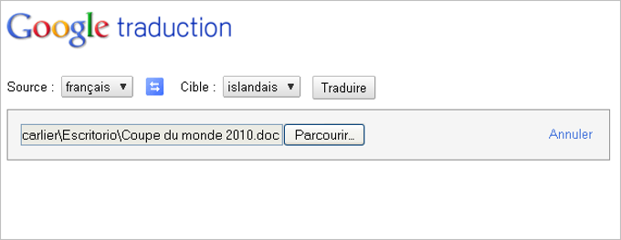 Google Traduction Google Traduction