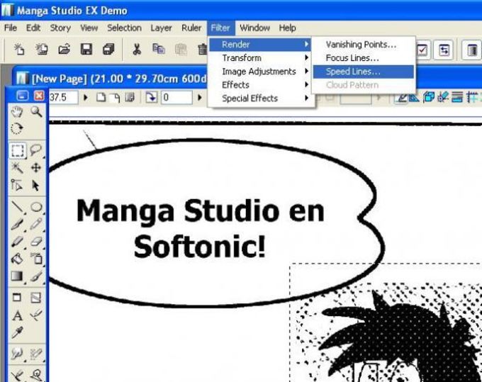 manga studio 5 materials