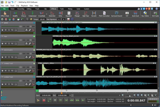 MixPad Recording Software - Download