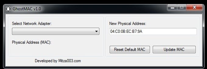 Mac address ghost как пользоваться