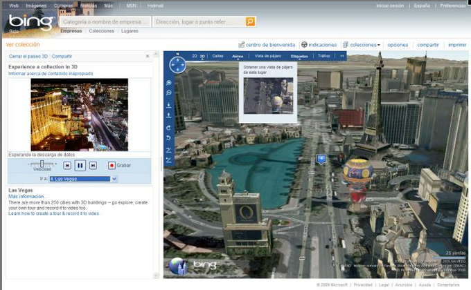 Bing! Maps 3D Bing! Maps 3D