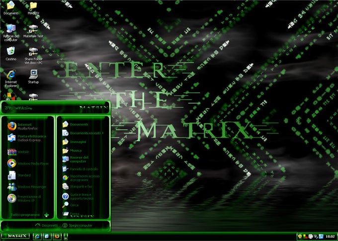 Enter the Matrix Theme Enter the Matrix Theme