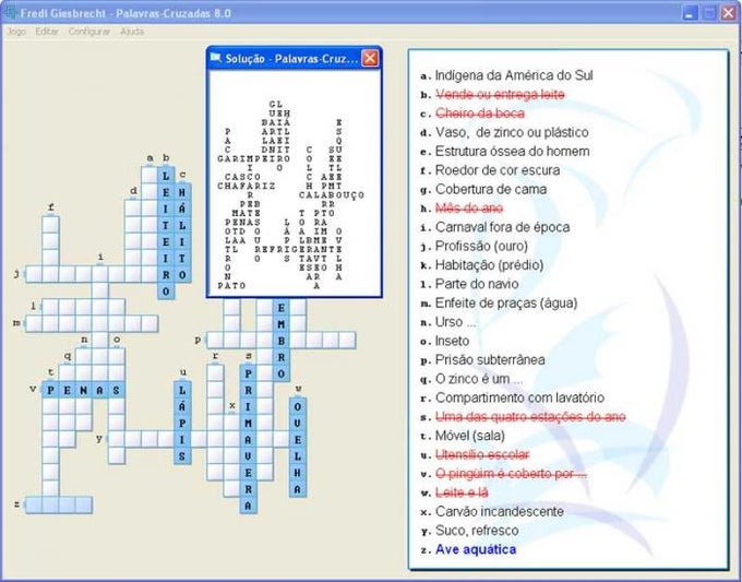 Palavras-Cruzadas Palavras-Cruzadas
