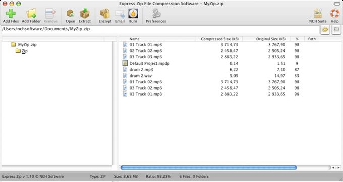 Express Zip Mac Compression Software