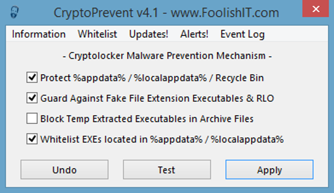 CryptoPrevent CryptoPrevent
