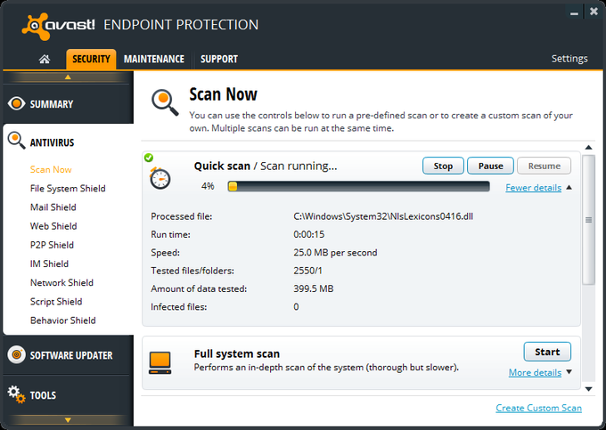 avast! Endpoint Protection avast! Endpoint Protection