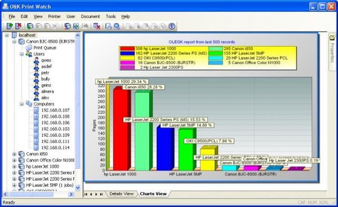 O&K Printer Viewer O&K Printer Viewer