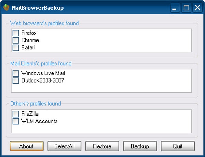 MailBrowserBackup MailBrowserBackup