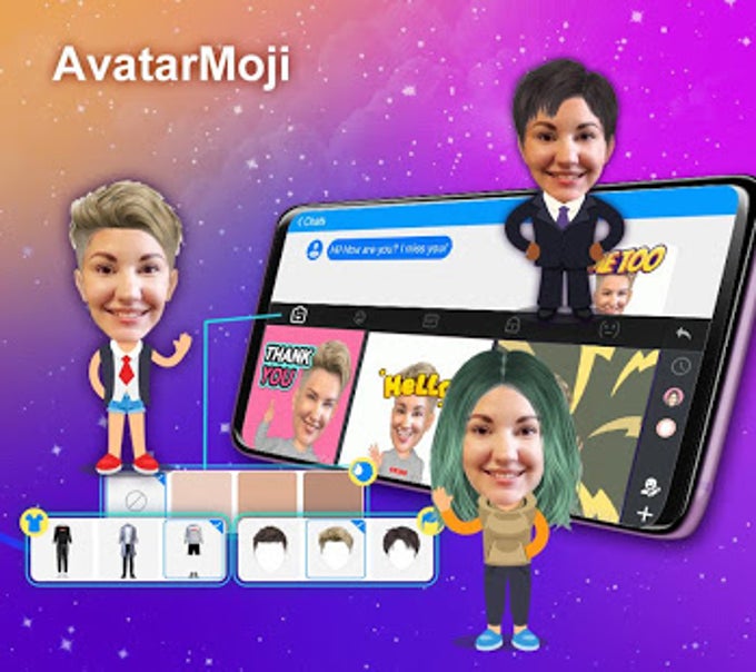 TouchPal Emoji Keyboard: AvatarMoji 3DTheme GIFs