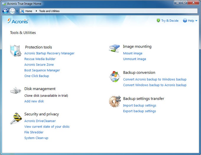 Acronis Backup and Security Acronis Backup and Security