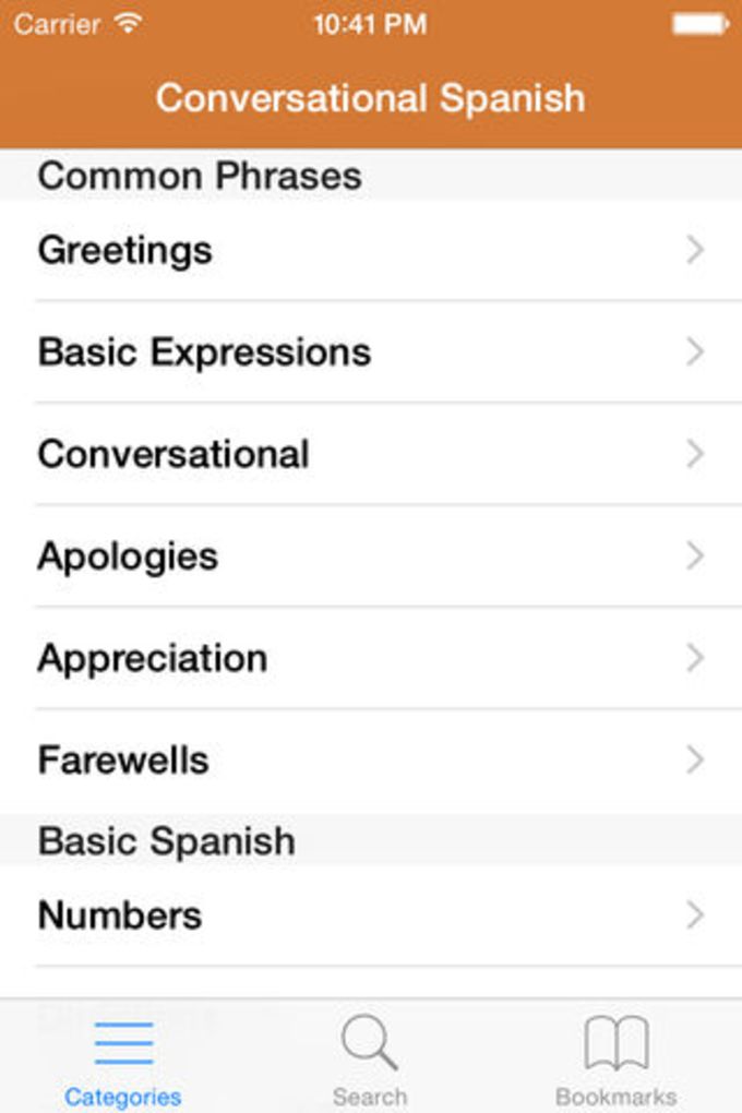 Spanish Phrasebook: Conversational Spanish