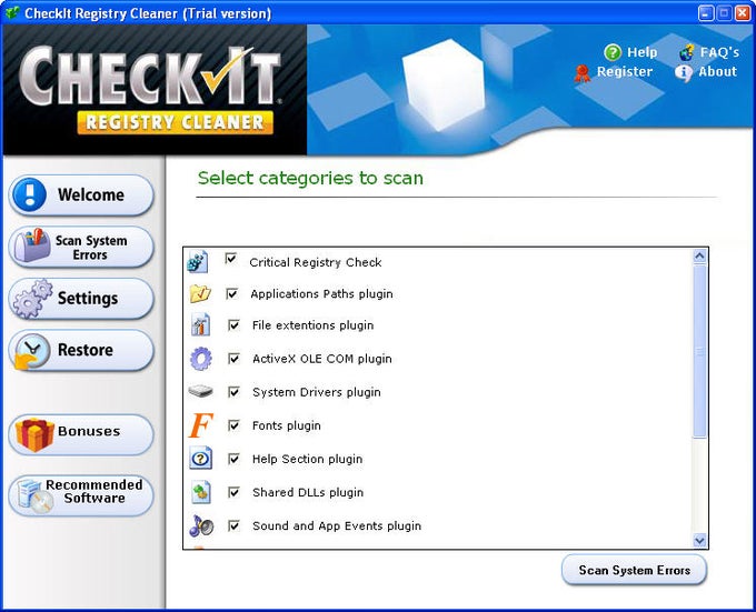 CheckIt Registry Cleaner CheckIt Registry Cleaner