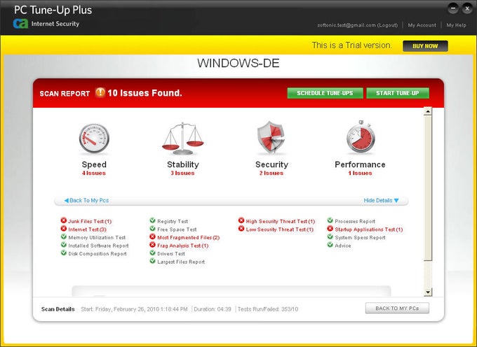 CA PC Tune-Up CA PC Tune-Up