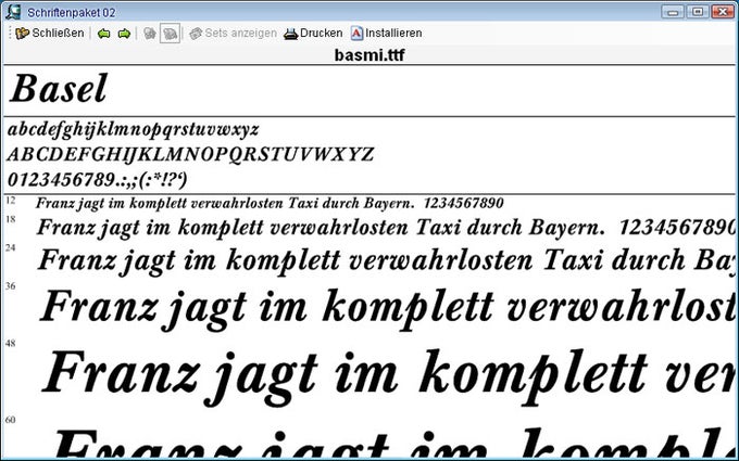 Schriftenpaket 2 Schriftenpaket 2