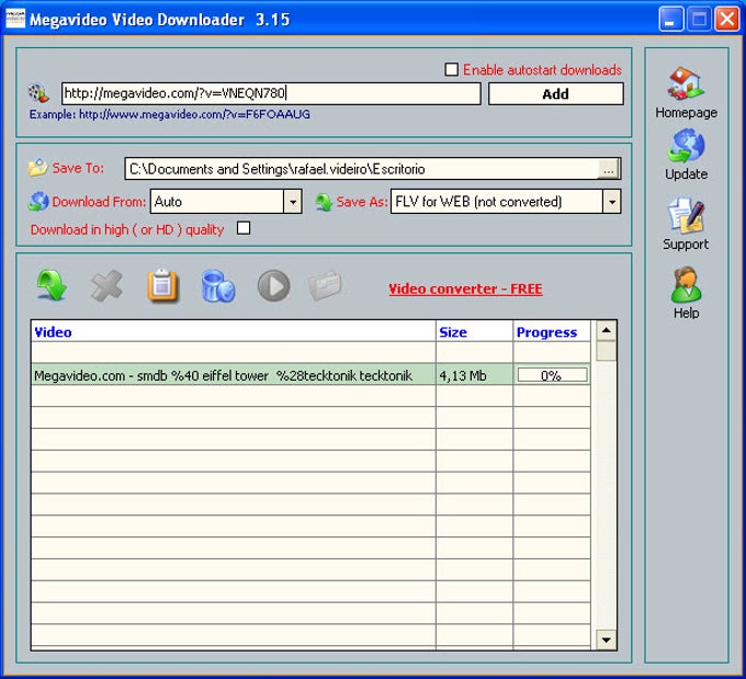 Progresso do download Progresso do download