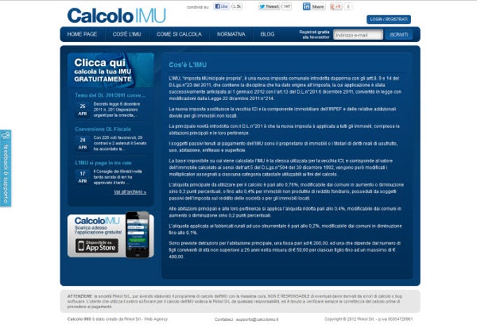 Calcolo IMU Online