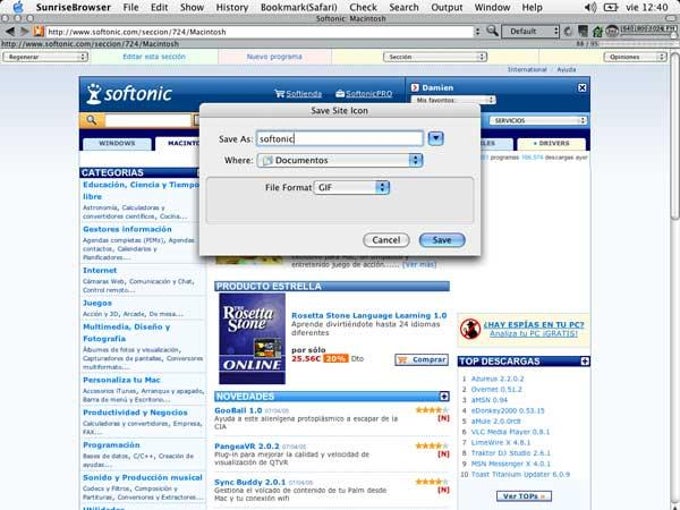 Sunrise Browser Sunrise Browser