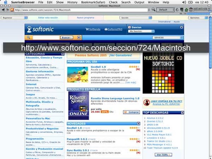 Sunrise Browser Sunrise Browser