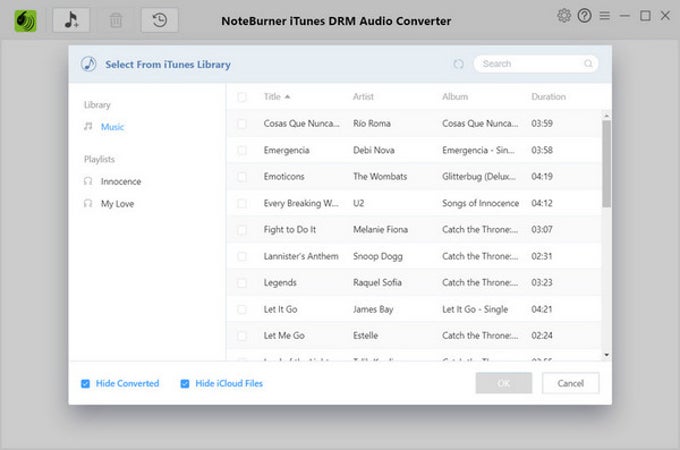 noteburner itunes drm audio converter 3.0.