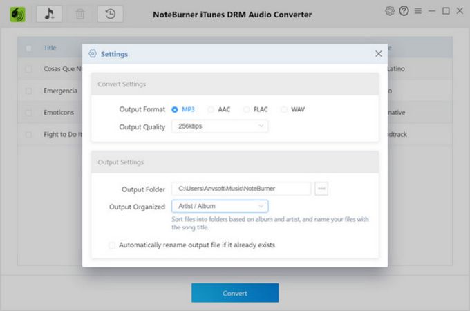 noteburner audio converter registration working